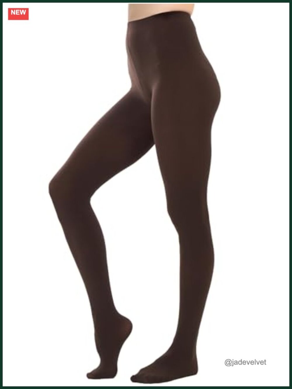 Women's 80D Ultra Soft Opaque Tights High Waist Footed Pantyhose
